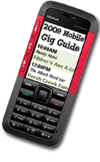 Mobile gig guide 2009 country music festival